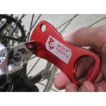 Wolf Tooth Bottle Opener with Rotor Truing Tool (Red)