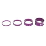 Wolf Tooth Purple Precision Headset Spacers (3, 5, 10, 15mm Kit)