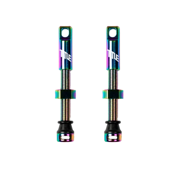 Title MTB Tubeless Valves (Oil Slick)