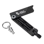 Wolf Tooth 6-Bit Hex Wrench Multi-Tool With Keyring