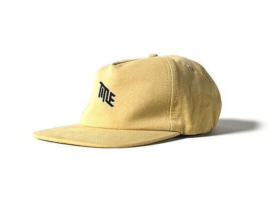Title MTB Unstructured Hat (Yellow) | TBS Bike Parts