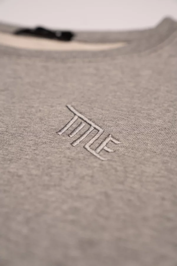 Title MTB Pullover Crewneck (Heather Grey) - Image 2