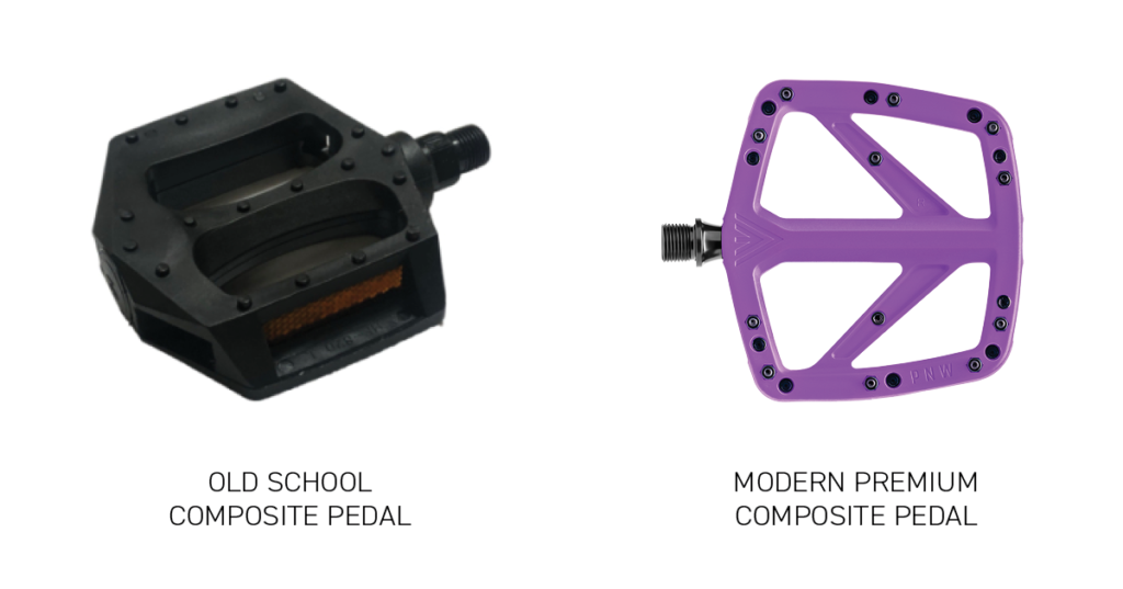 Alloy vs. Composite MTB Pedals