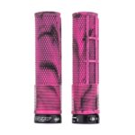 DMR DeathGrip Flangeless Thin Lock-On Grips (Marble Pink)