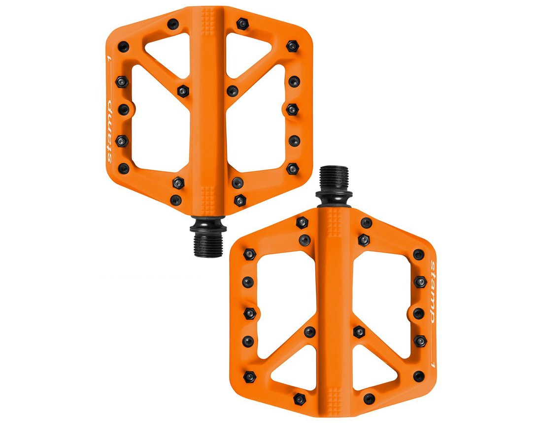 CrankBrothers Stamp 1 Orange Pedals (Small)