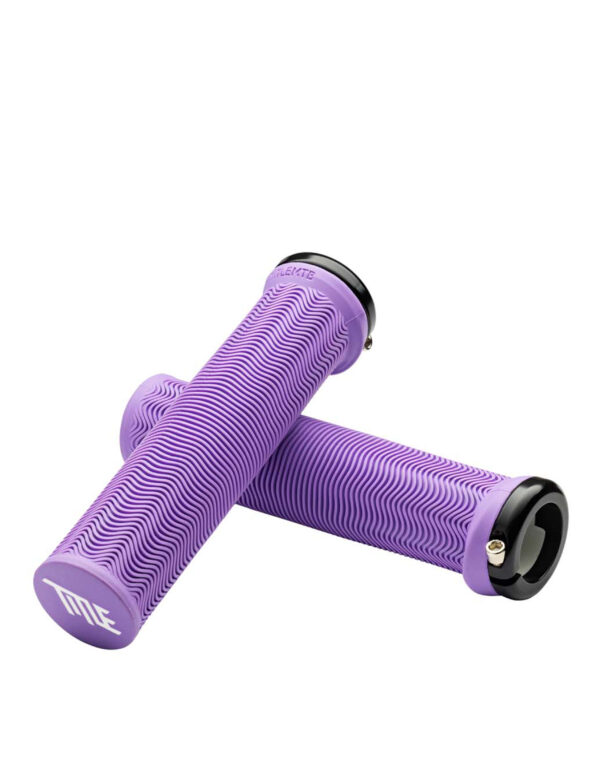 Title MTB LO1 Lock-On Grips (Purple) - Image 2