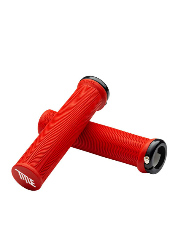 Title MTB LO1 Lock-On Grips (Red) - Image 2
