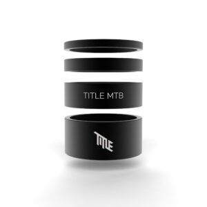 Title MTB Alloy Headset Spacer Kit (Black)