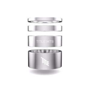 Title MTB Alloy Headset Spacer Kit (Chrome)