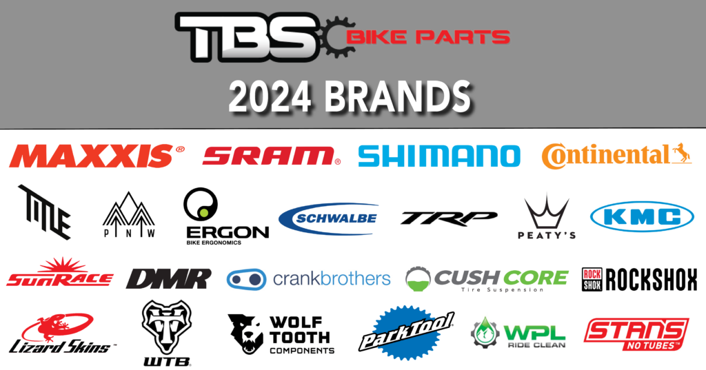 TBS Bike Parts' Brands 2024