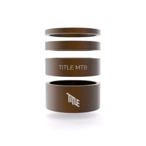 Title MTB Alloy Headset Spacer Kit (Bronze)