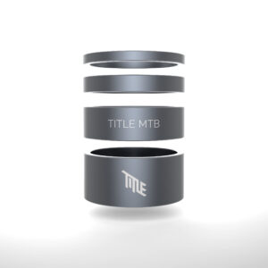 Title MTB Alloy Headset Spacer Kit (Grey)