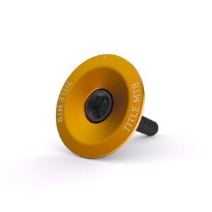 Title MTB Headset Top Cap and Bolt (Gold)