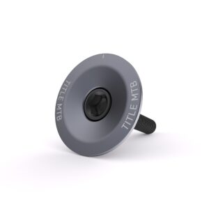 Title MTB Headset Top Cap and Bolt (Grey)
