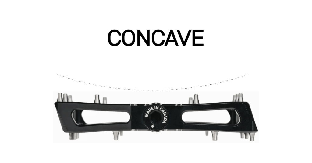 Concave vs Convex MTB Pedals