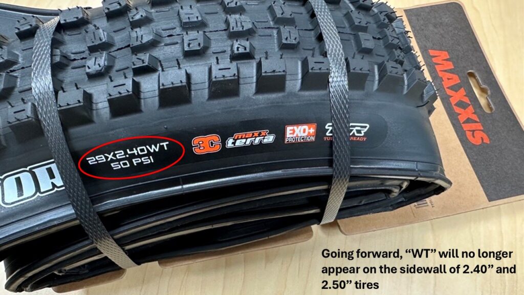 Maxxis Drops the Wide Trail “WT” Label